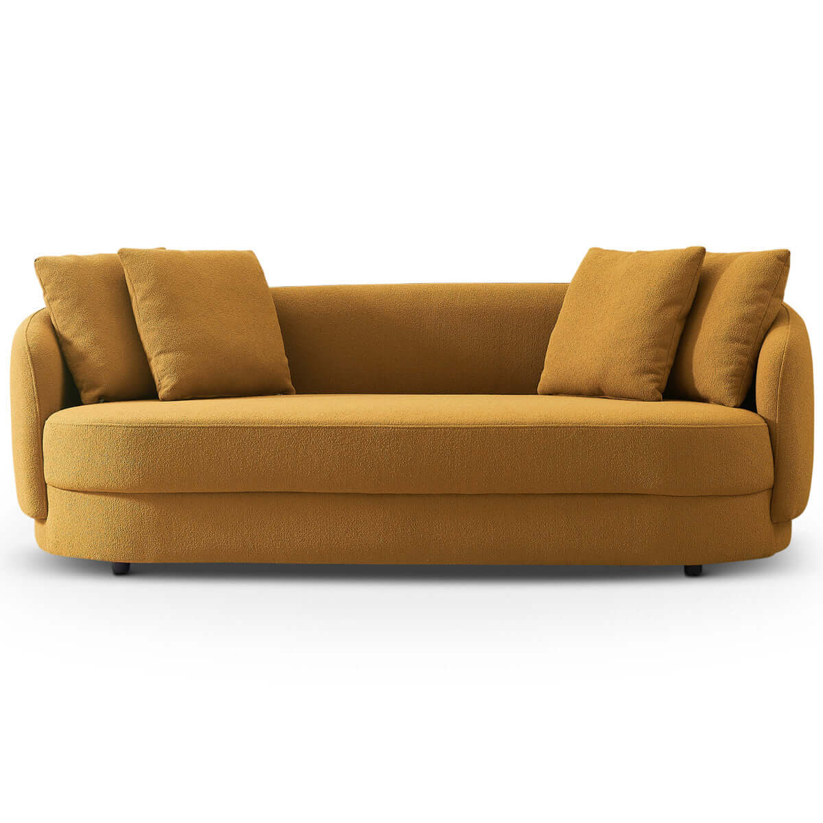 Dylan Modern Gold Boucle Sofa from Ashcroft Furniture - Luna Furniture