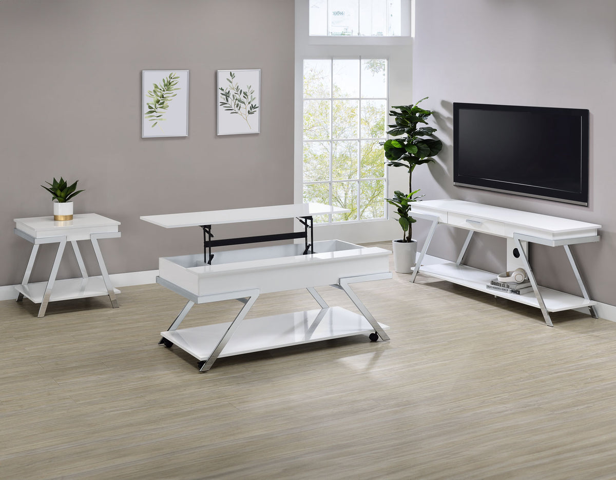 Zena TV Stand with Drawer from Steve Silver - Luna Furniture