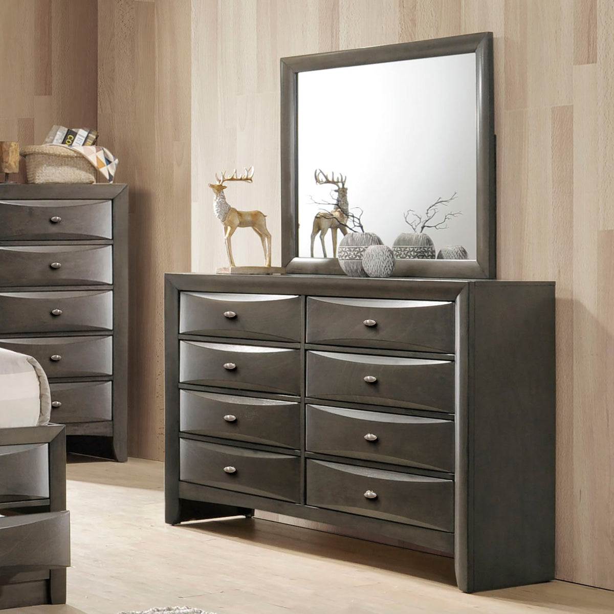 Zosimo Gray Transitional Storage Youth Bedroom Set from Furniture of America - Luna Furniture