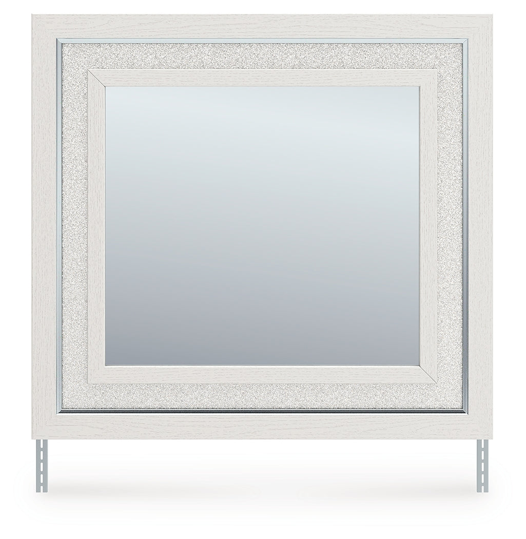 Zuraleus White Bedroom Mirror from Ashley - Luna Furniture