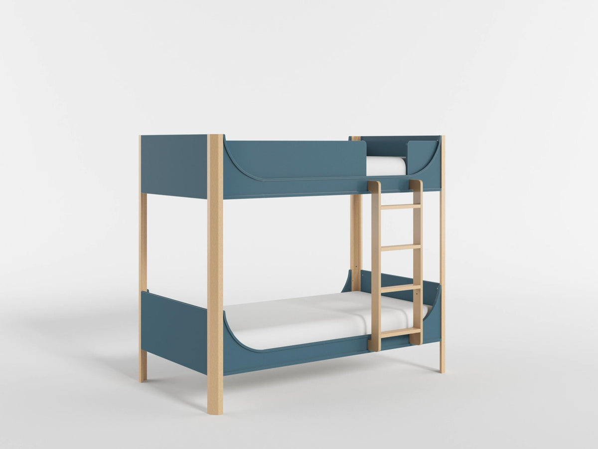 B2048GNLT-1*2BCDR (6) Low Loft Bed with 2-Shelf Bookcase, 4-Shelf Bookcase and Dresser from Homelegance - Luna Furniture