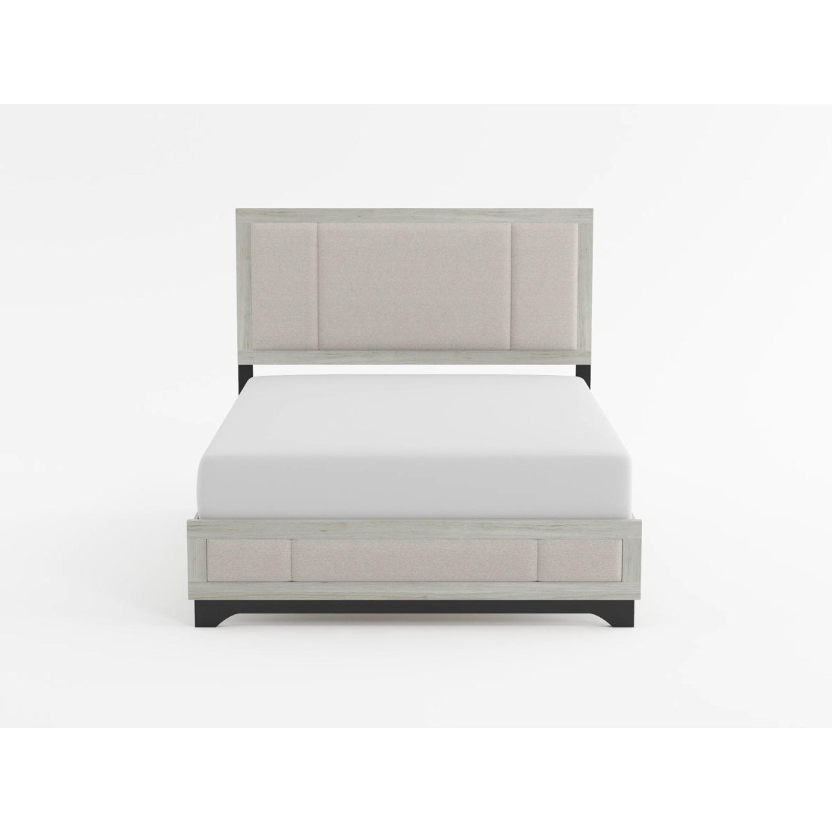 Westport White Oak/Gray California King Platform Bed from Homelegance - Luna Furniture