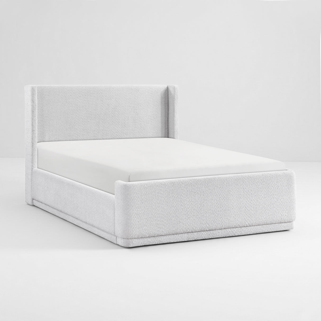 Carmel Light Gray Full Platform Bed from Homelegance - Luna Furniture