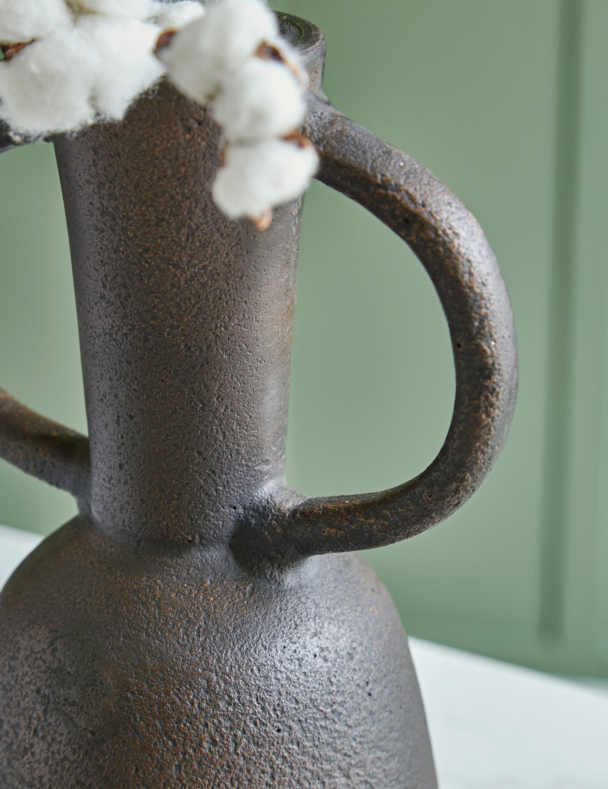 Aadeen Distressed Brown Vase from Ashley - Luna Furniture