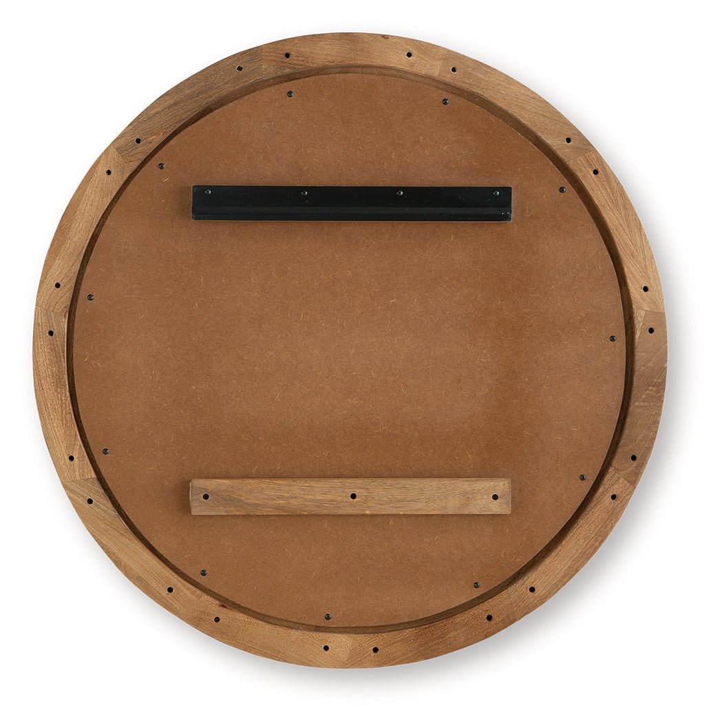 Aajon Brown Accent Mirror from Ashley Furniture - Luna Furniture