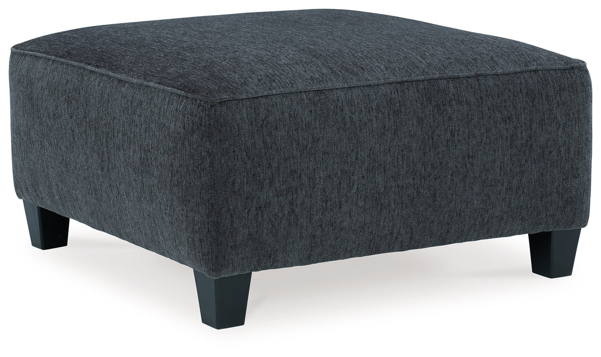 Abinger Smoke Chair and Oversized Ottoman from Ashley - Luna Furniture