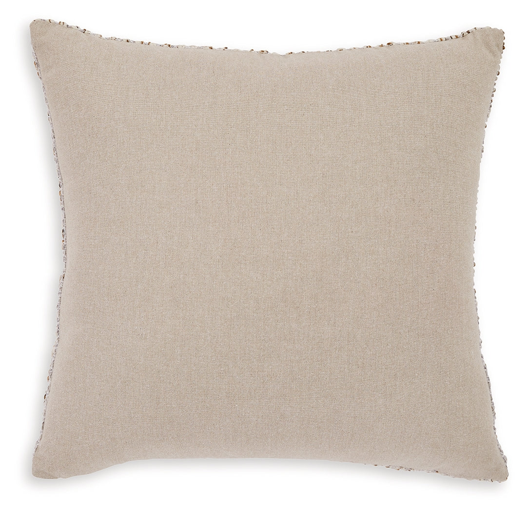 Abler Ivory/Gray/Gold Pillow from Ashley - Luna Furniture