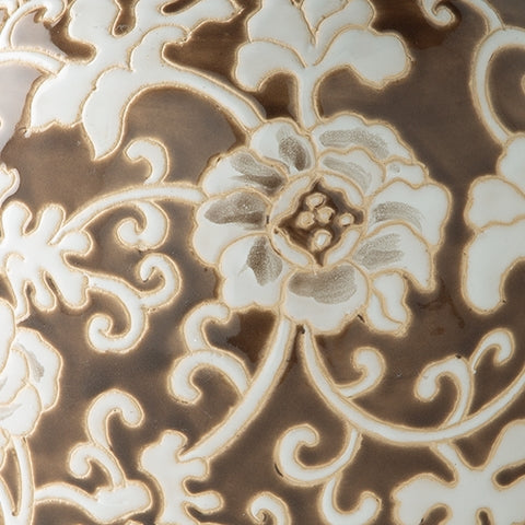 Adalham Brown/Cream Jar from Ashley Furniture - Luna Furniture