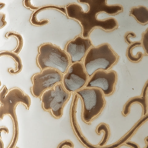 Adalham Cream/Brown Jar from Ashley Furniture - Luna Furniture