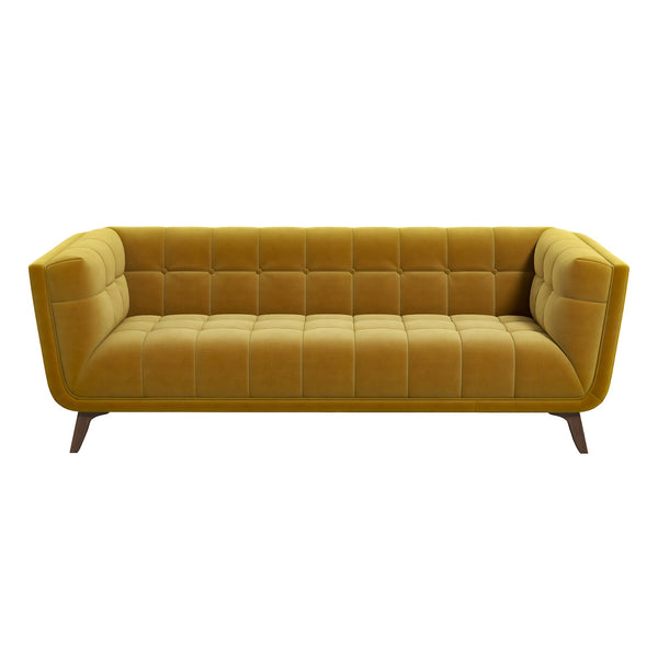 Addison Gold Velvet Large Sofa
