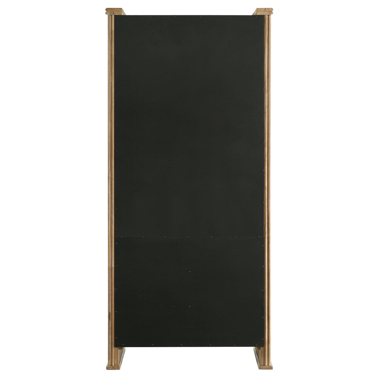 Adina Distressed Light Brown Tall Dining Display Cabinet from Coaster - Luna Furniture