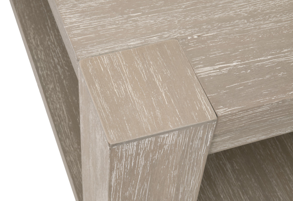Adler Square Coffee Table in Natural Gray Acacia from Essentials For Living - Luna Furniture