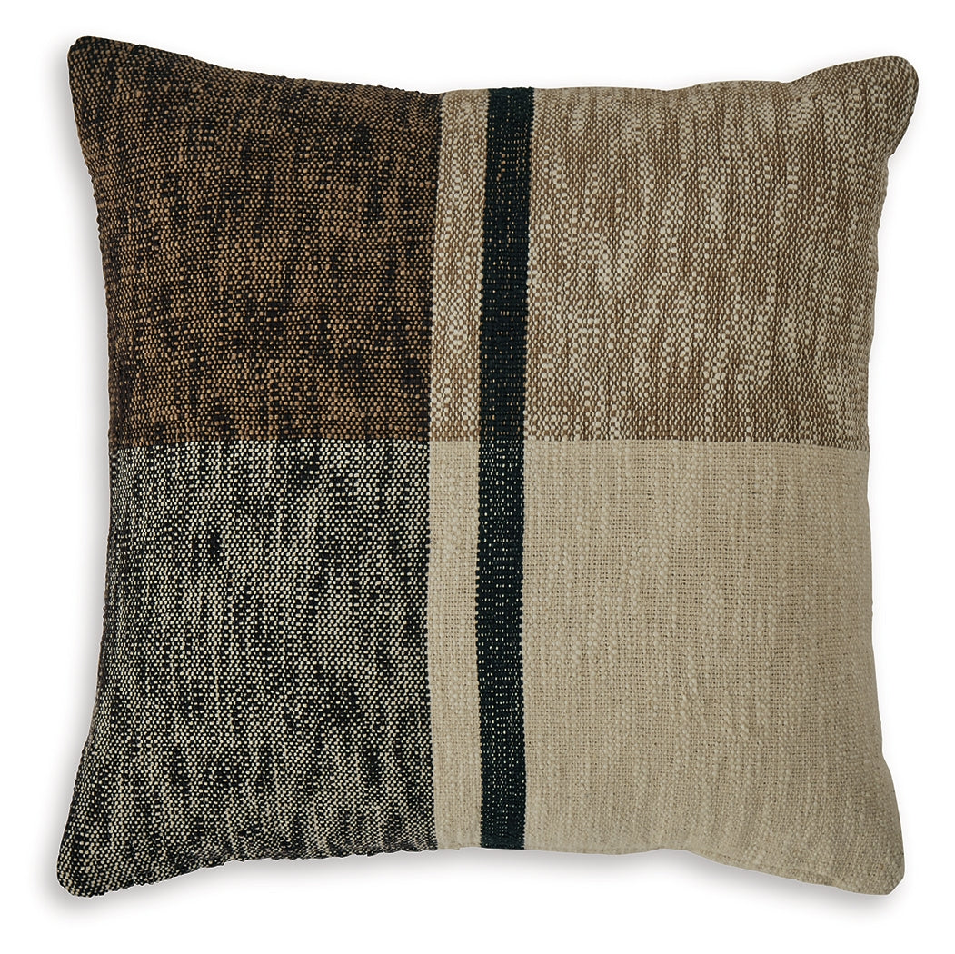 Adrielton Black/Brown/Tan Pillow (Set of 4) from Ashley - Luna Furniture