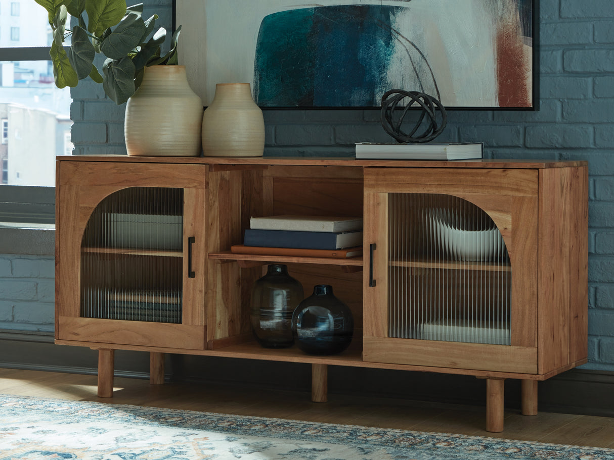 Adway Natural Brown Accent Cabinet from Ashley - Luna Furniture
