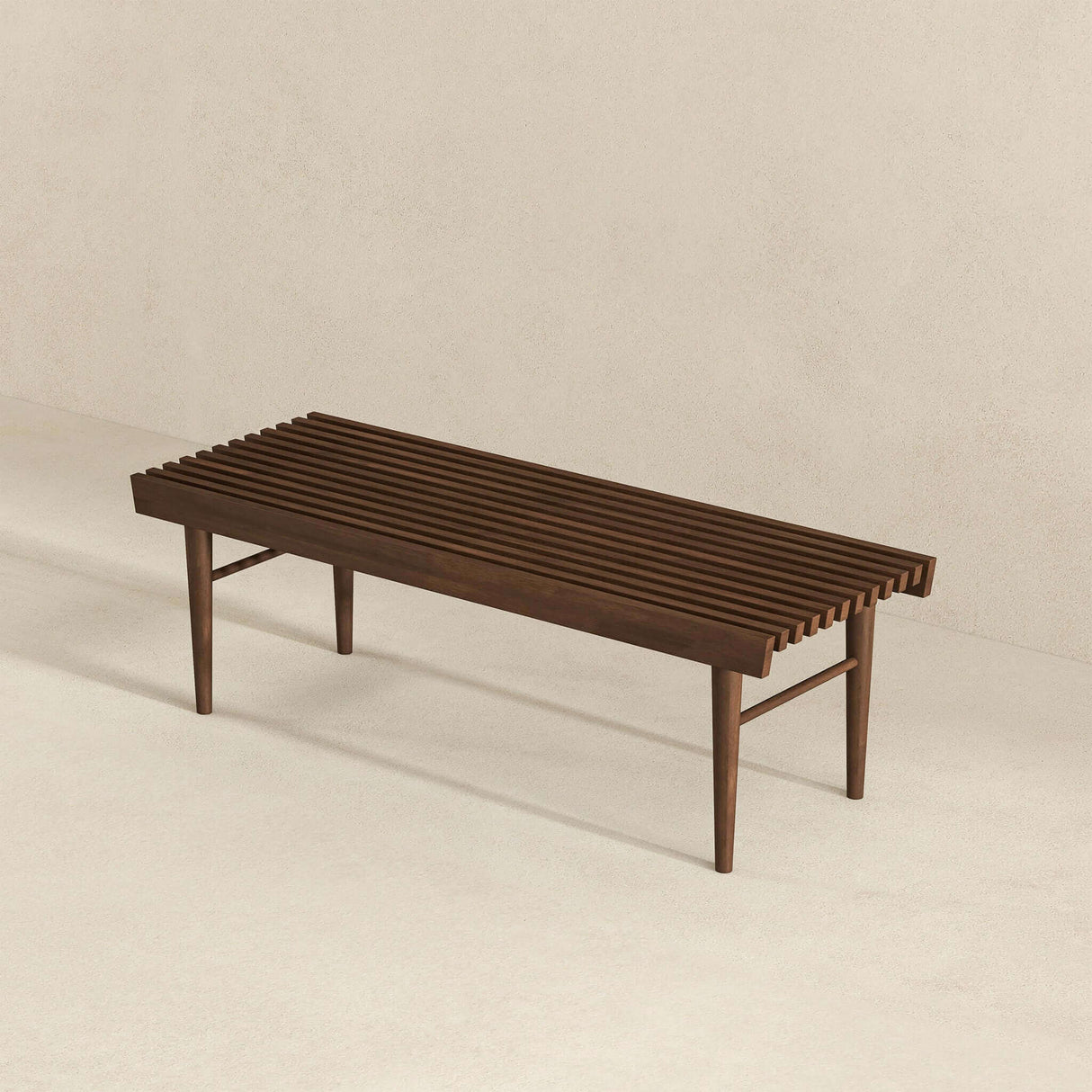 Mia Brown Bench from Midinmod - Luna Furniture