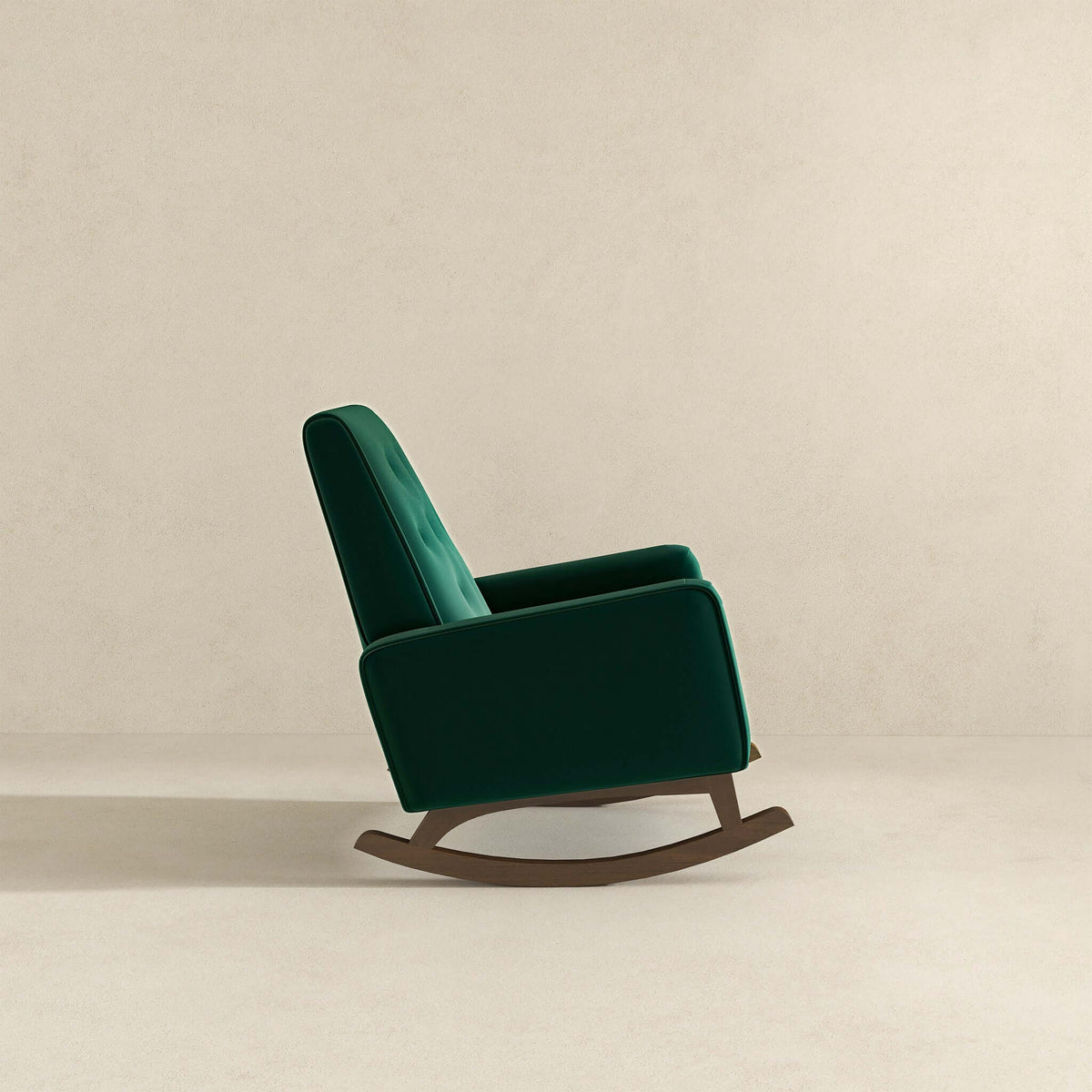 Demetrius Green Velvet Solid Wood Rocking Chair from Ashcroft Furniture - Luna Furniture