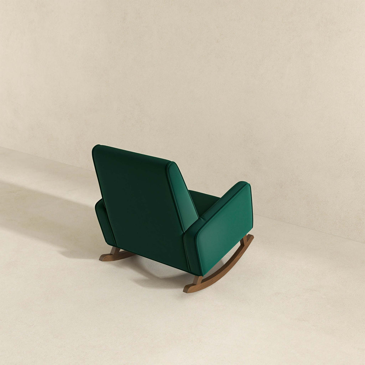 Demetrius Green Velvet Solid Wood Rocking Chair from Ashcroft Furniture - Luna Furniture