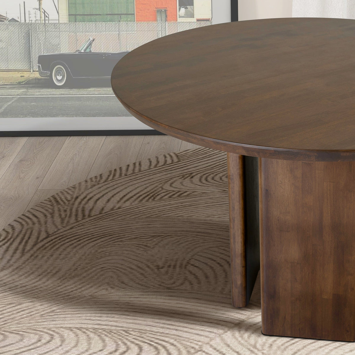 Alden Walnut Round Dining Table from Ashcroft Furniture - Luna Furniture