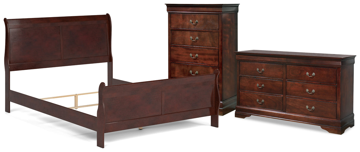 Alisdair Queen Sleigh Bed, Dresser and Chest from Ashley - Luna Furniture