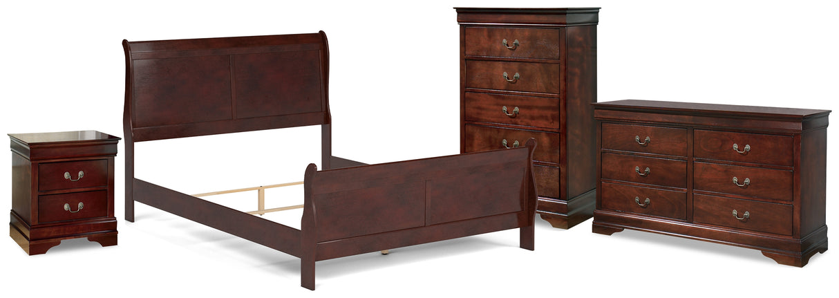 Alisdair Queen Sleigh Bed, Dresser, Mirror, 2 Chests and 2 Nightstands from Ashley - Luna Furniture