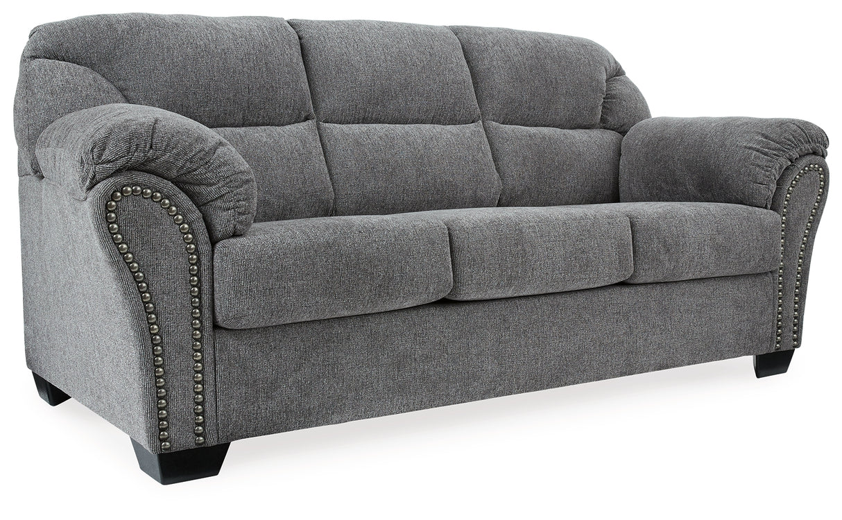 Allmaxx Sofa, Loveseat and Recliner in Pewter from Ashley Furniture - Luna Furniture
