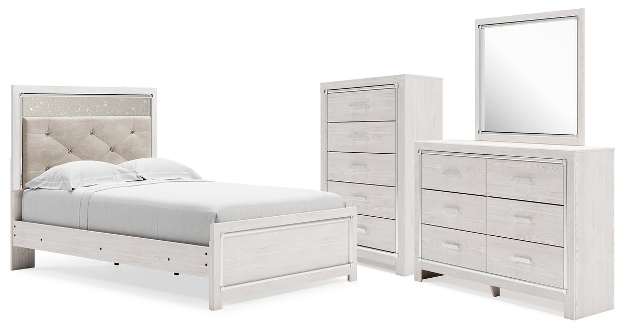 Altyra Full Panel Bed, Dresser, Mirror and Chest from Ashley - Luna Furniture