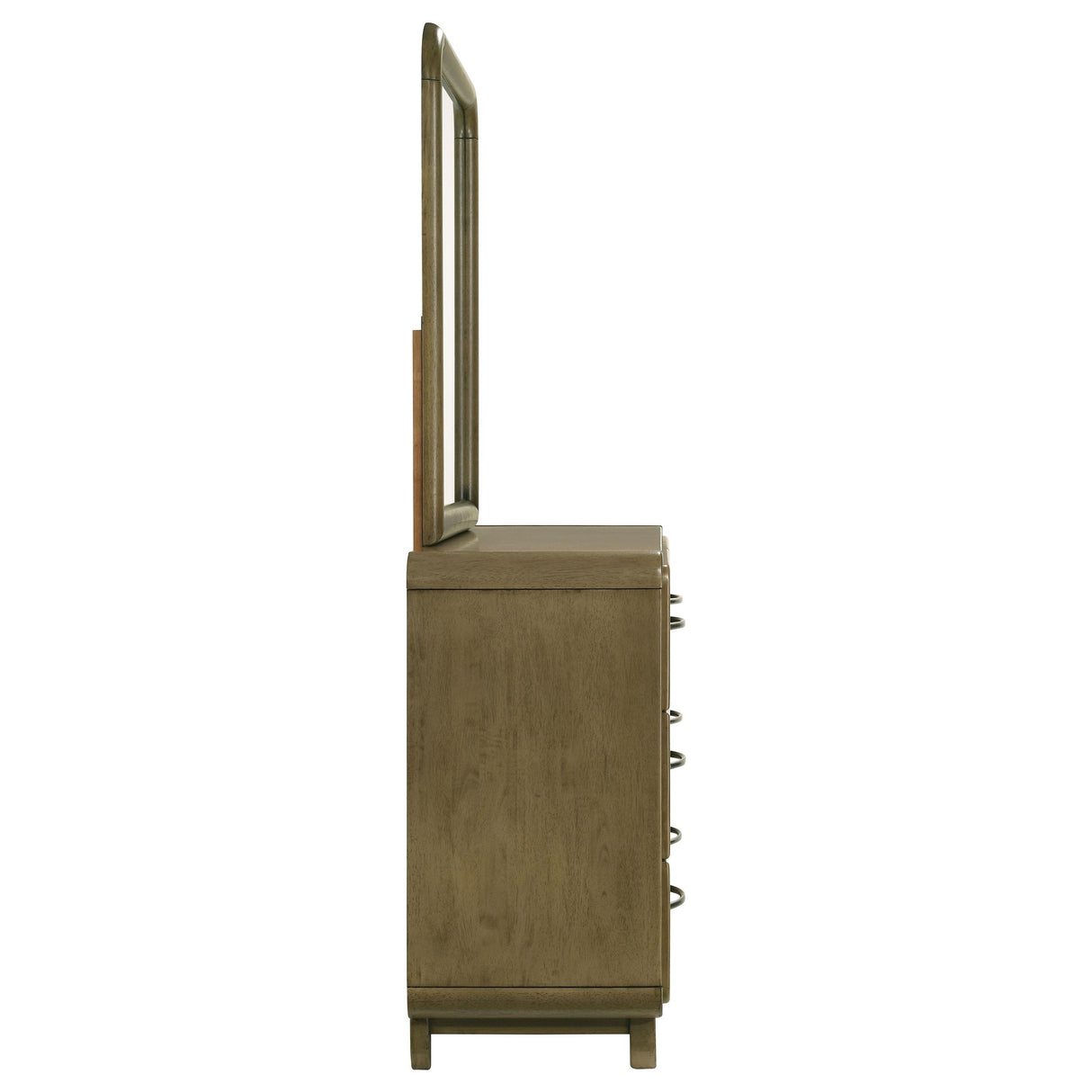 Amsbury 6-drawer Dresser and Mirror Nutmeg from Coaster - Luna Furniture