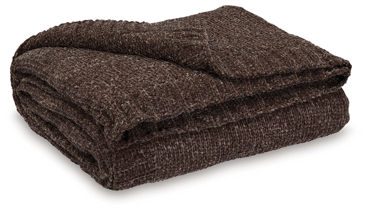 Anawood Brown Throw (Set of 3) from Ashley - Luna Furniture