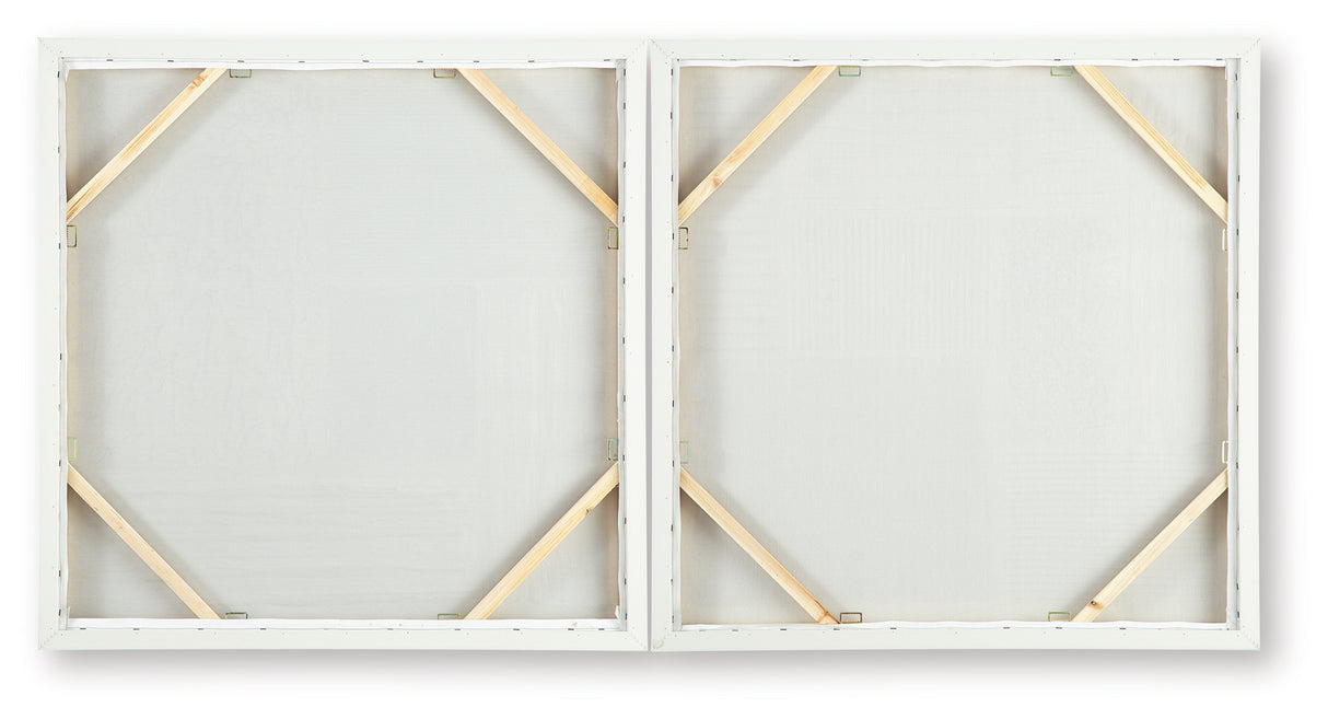 Andorfield Beige/Black/White Wall Art (Set of 2) from Ashley - Luna Furniture