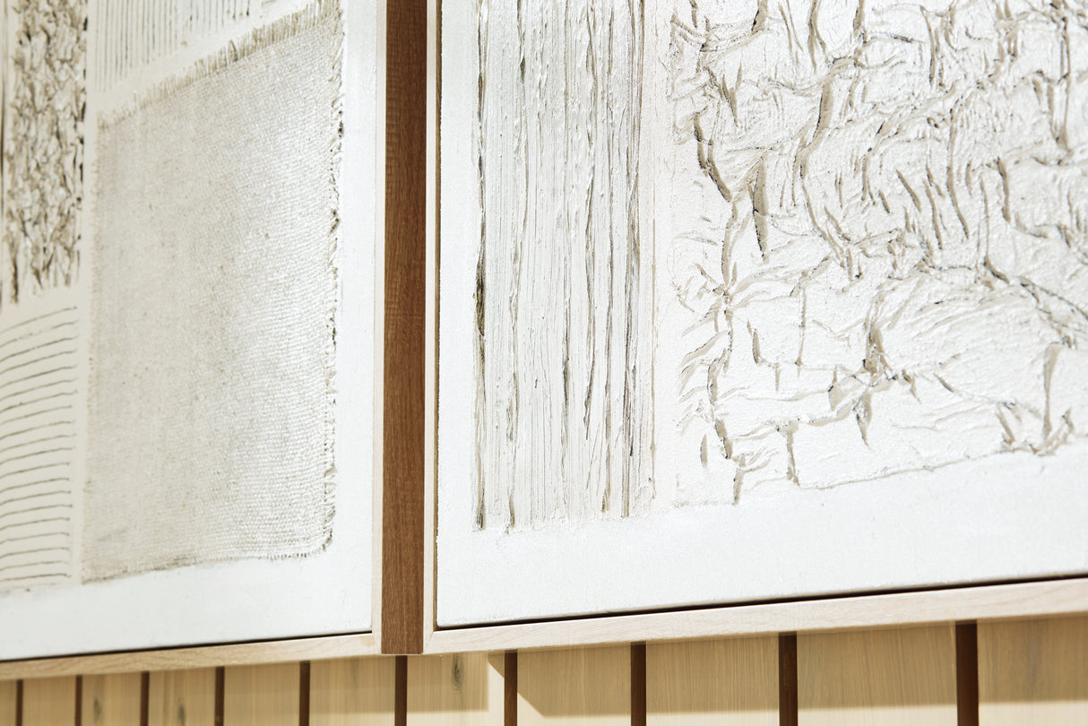 Andorfield Beige/Black/White Wall Art (Set of 2) from Ashley - Luna Furniture