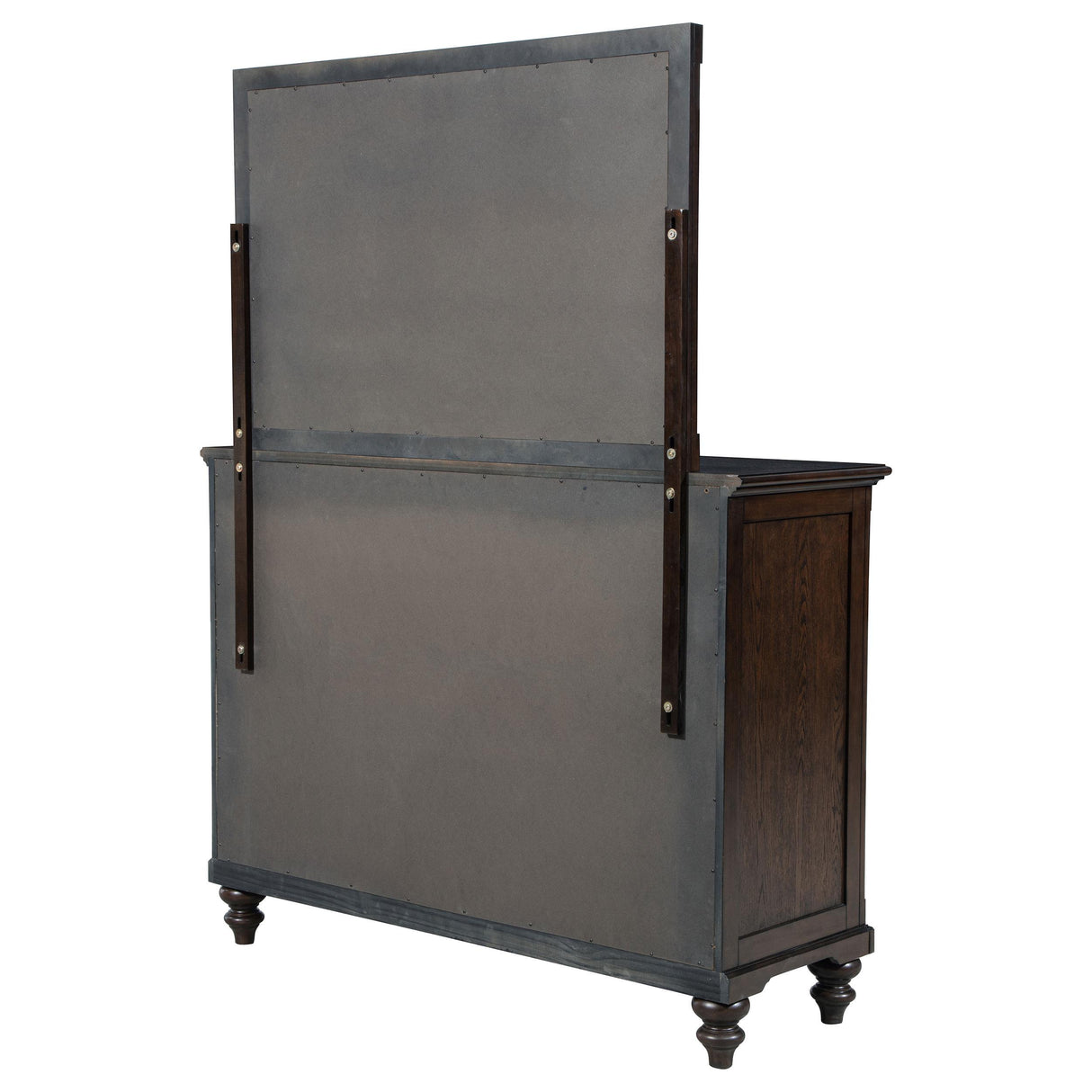 Andover 8-drawer Dresser and Mirror Dark Oak from Coaster - Luna Furniture