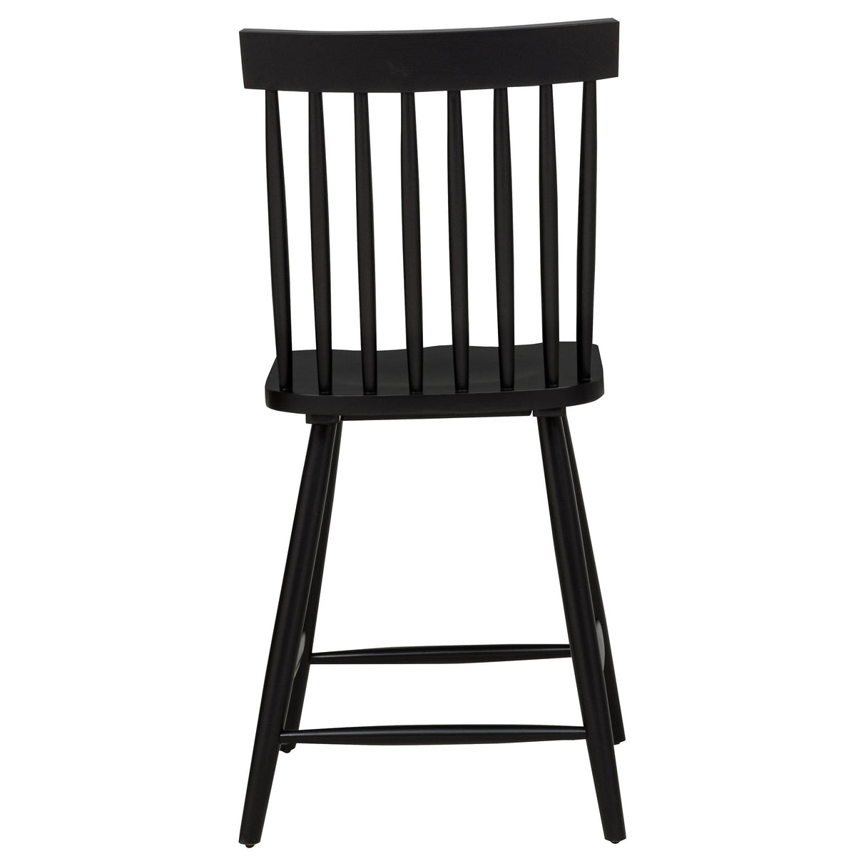 Andrews Black Windsor Counter Height Dining Side Chair, Set of 2 from Coaster - Luna Furniture