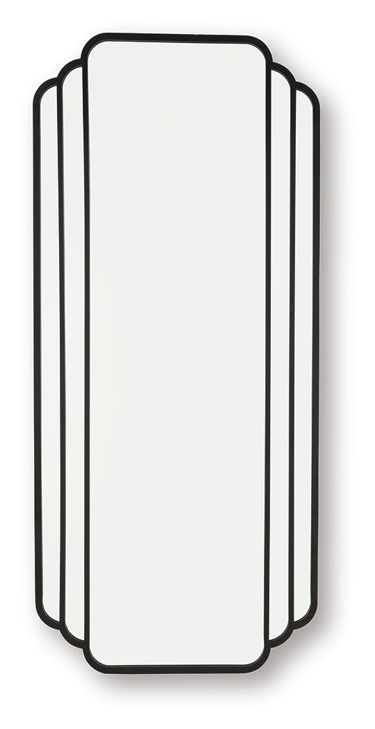 Antigone Black Floor Mirror from Ashley - Luna Furniture