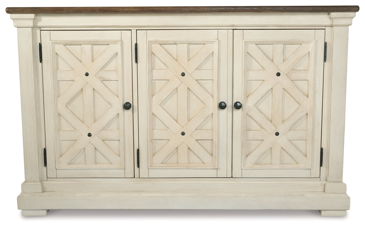 Bolanburg Antique White Dining Table and 10 Chairs from Ashley Furniture - Luna Furniture