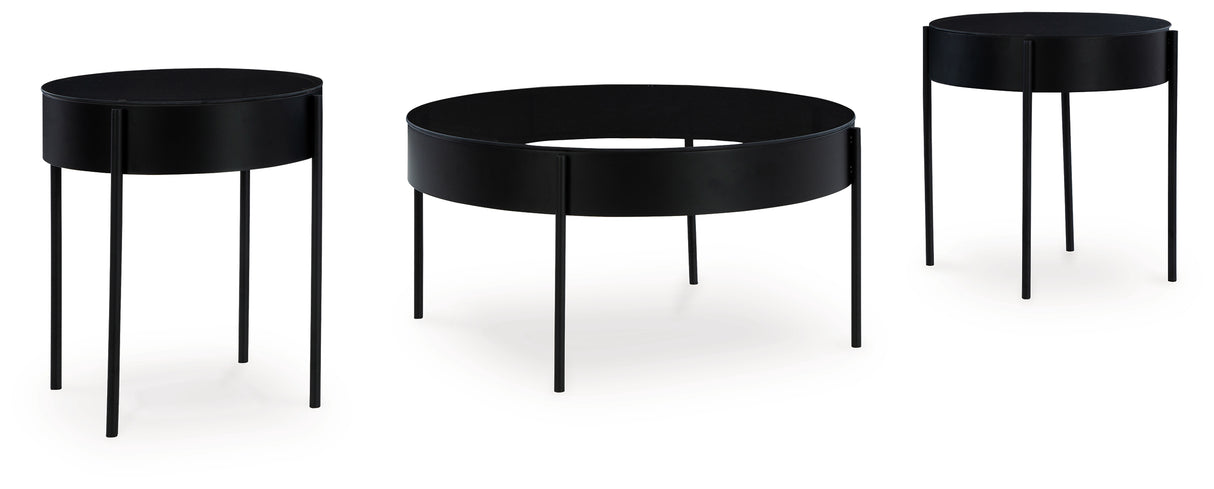 Ardoline Black Table (Set of 3) from Ashley - Luna Furniture