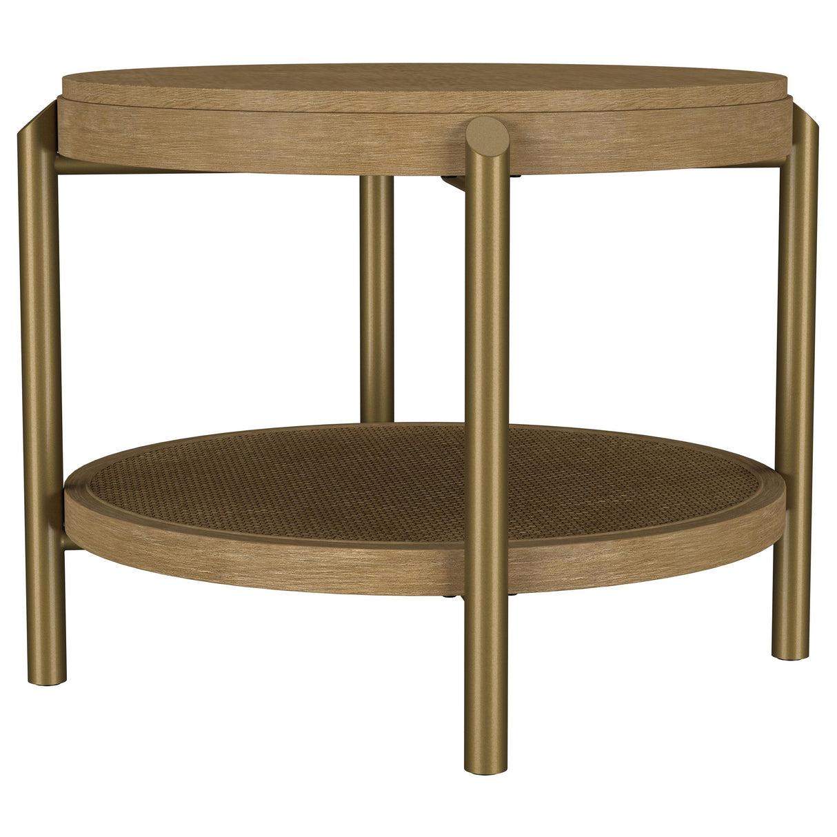 Arini Sand Wash 2-Piece Round Coffee and End Table Set from Coaster - Luna Furniture