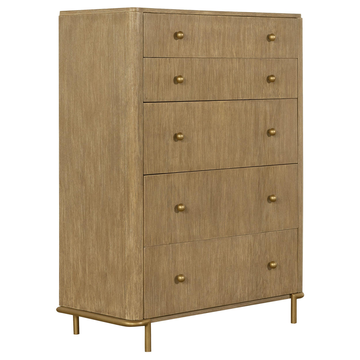 Arini 5-piece Eastern King Bedroom Set Cream and Sand Wash from Coaster - Luna Furniture