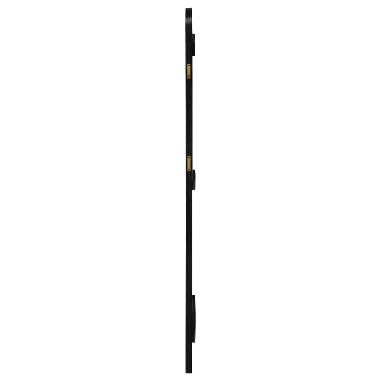 Arini Black Cane Weave Full Length Standing Floor Mirror from Coaster - Luna Furniture