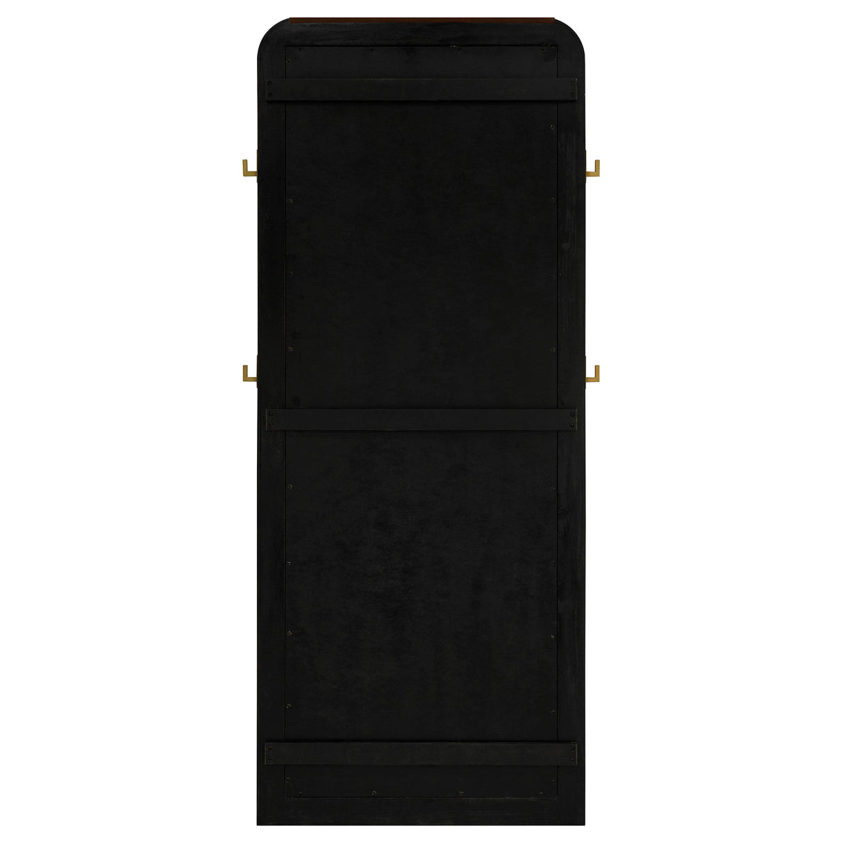 Arini Black Cane Weave Full Length Standing Floor Mirror from Coaster - Luna Furniture