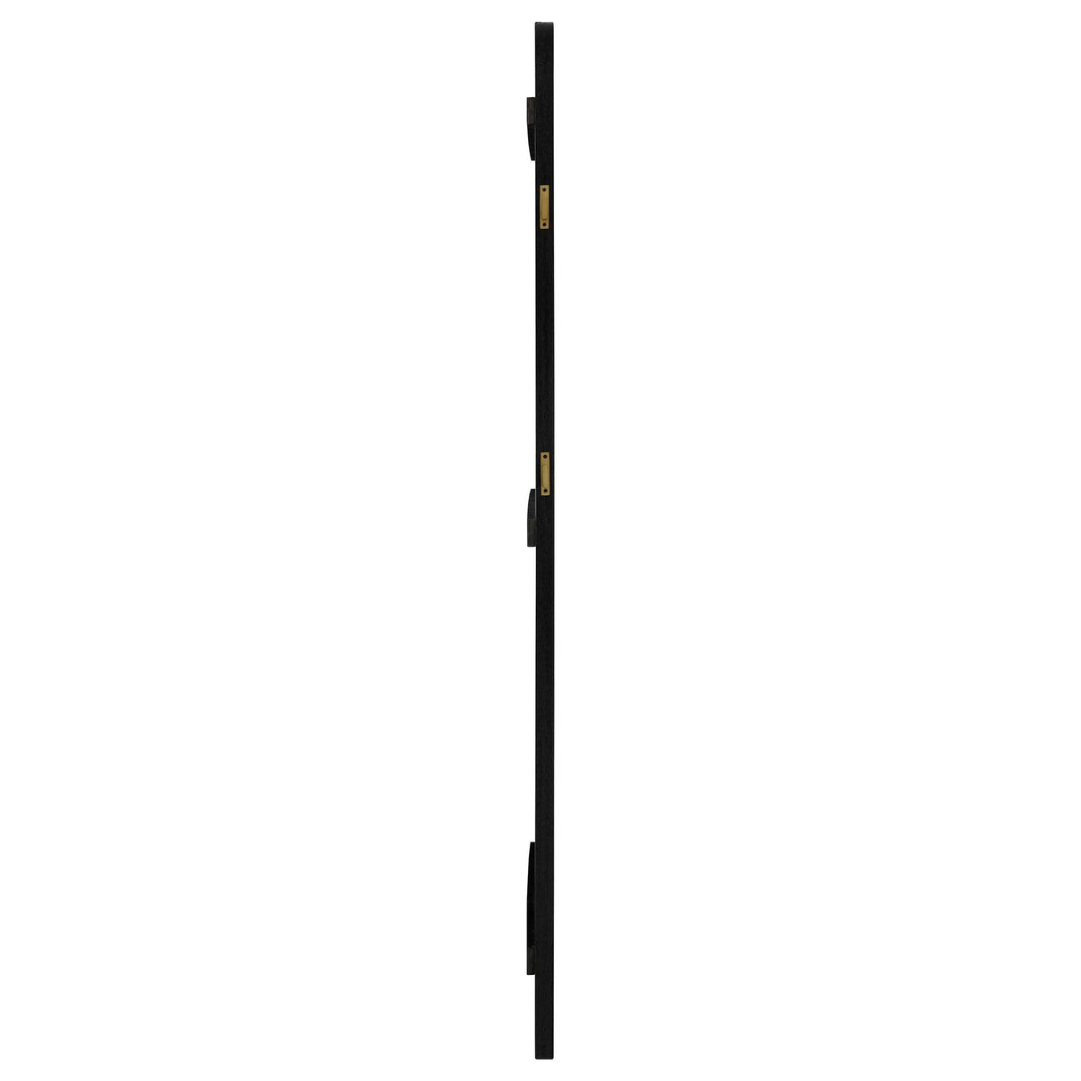 Arini Black Cane Weave Full Length Standing Floor Mirror from Coaster - Luna Furniture