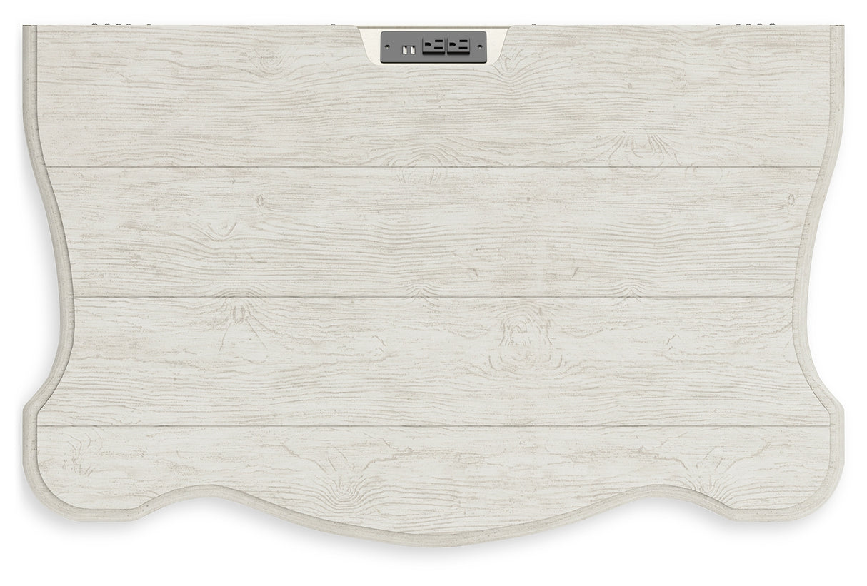 Arlendyne Antique White Dresser, Mirror, Chest and Nightstand from Ashley - Luna Furniture