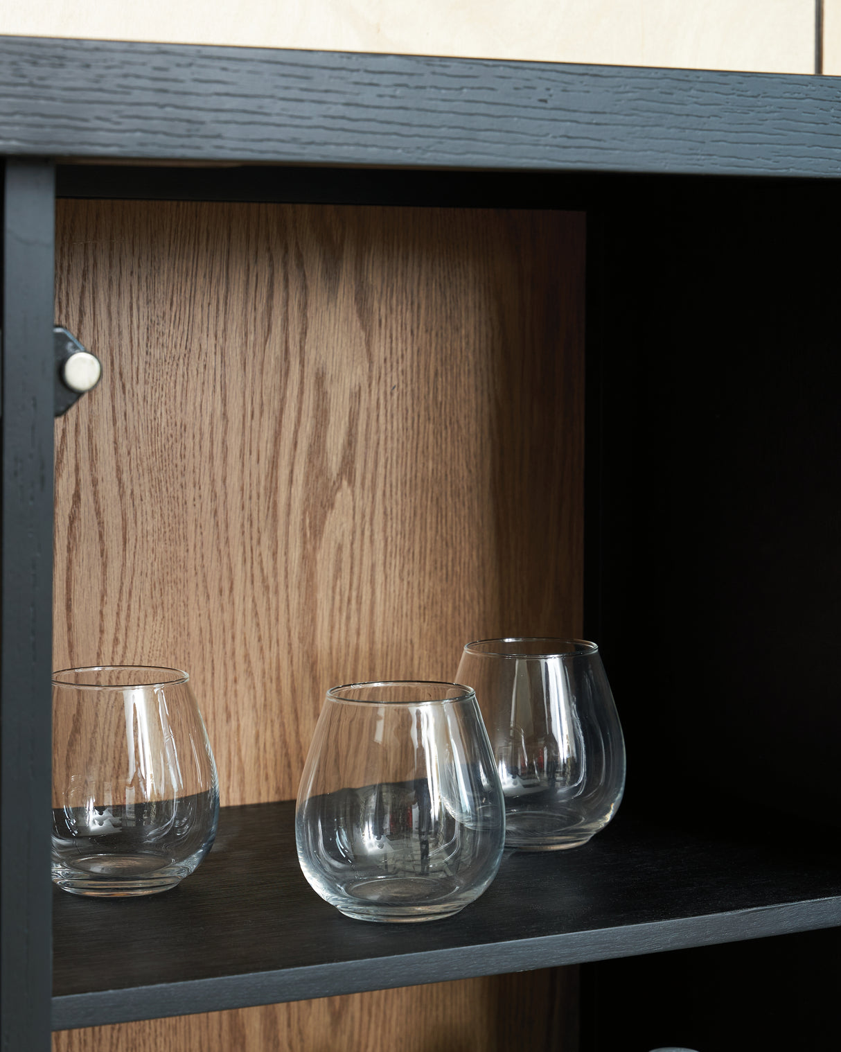 Armenleigh Black/Brown Accent Cabinet from Ashley - Luna Furniture