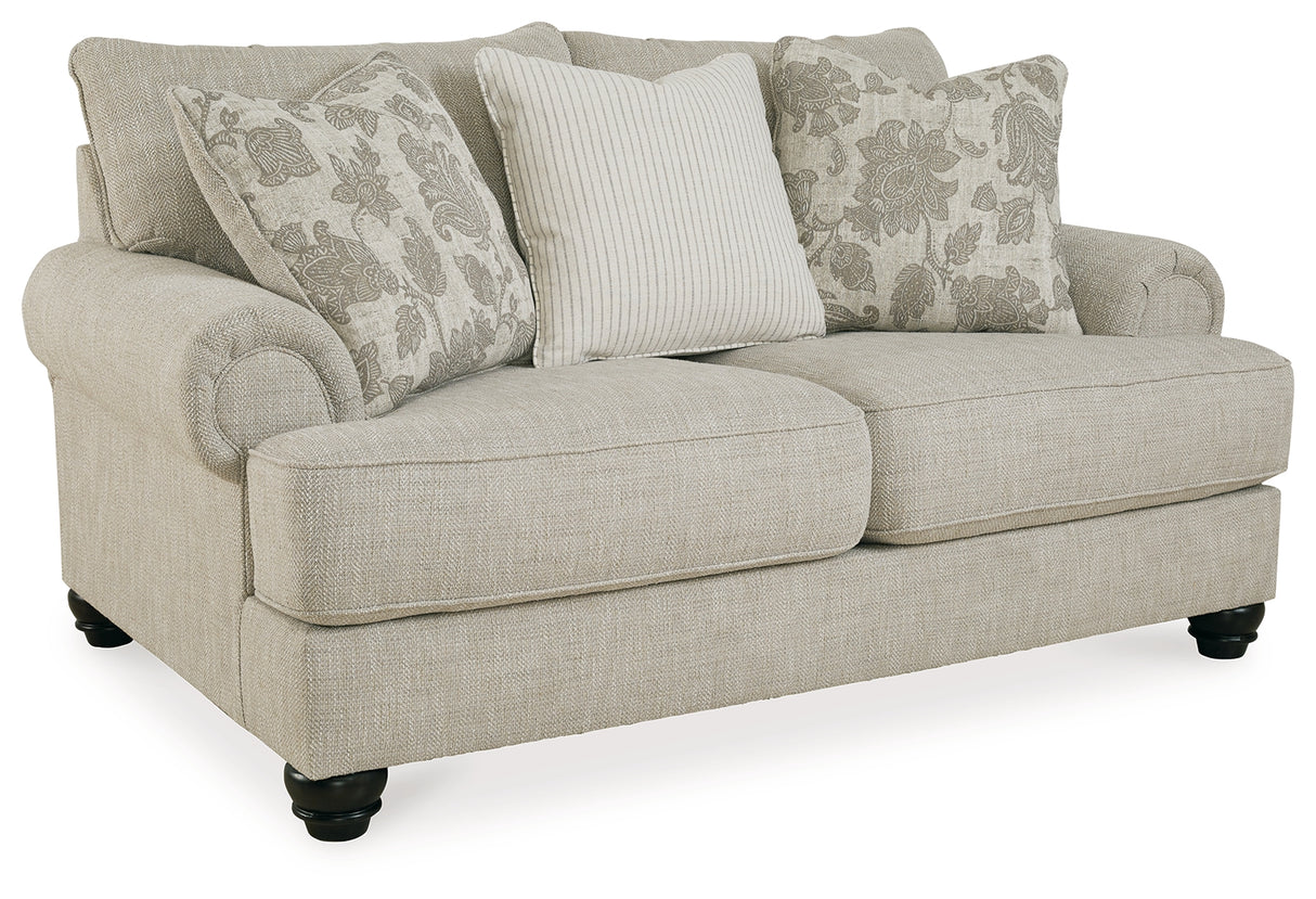 Asanti Loveseat and Ottoman from Ashley - Luna Furniture