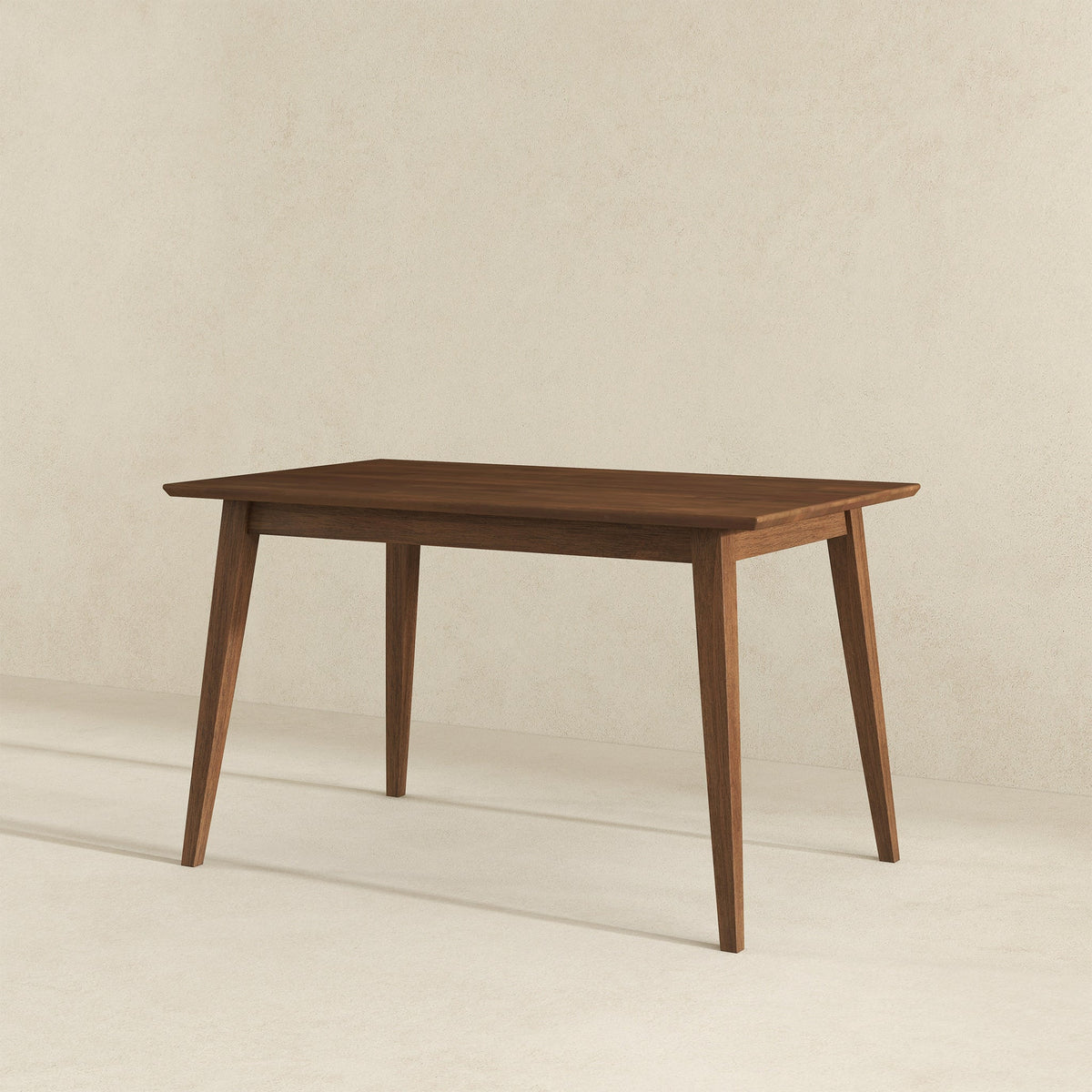 Levi Modern Style Solid Wood Rectangular Dining Kitchen Table Walnut / 47" from Ashcroft Furniture - Luna Furniture
