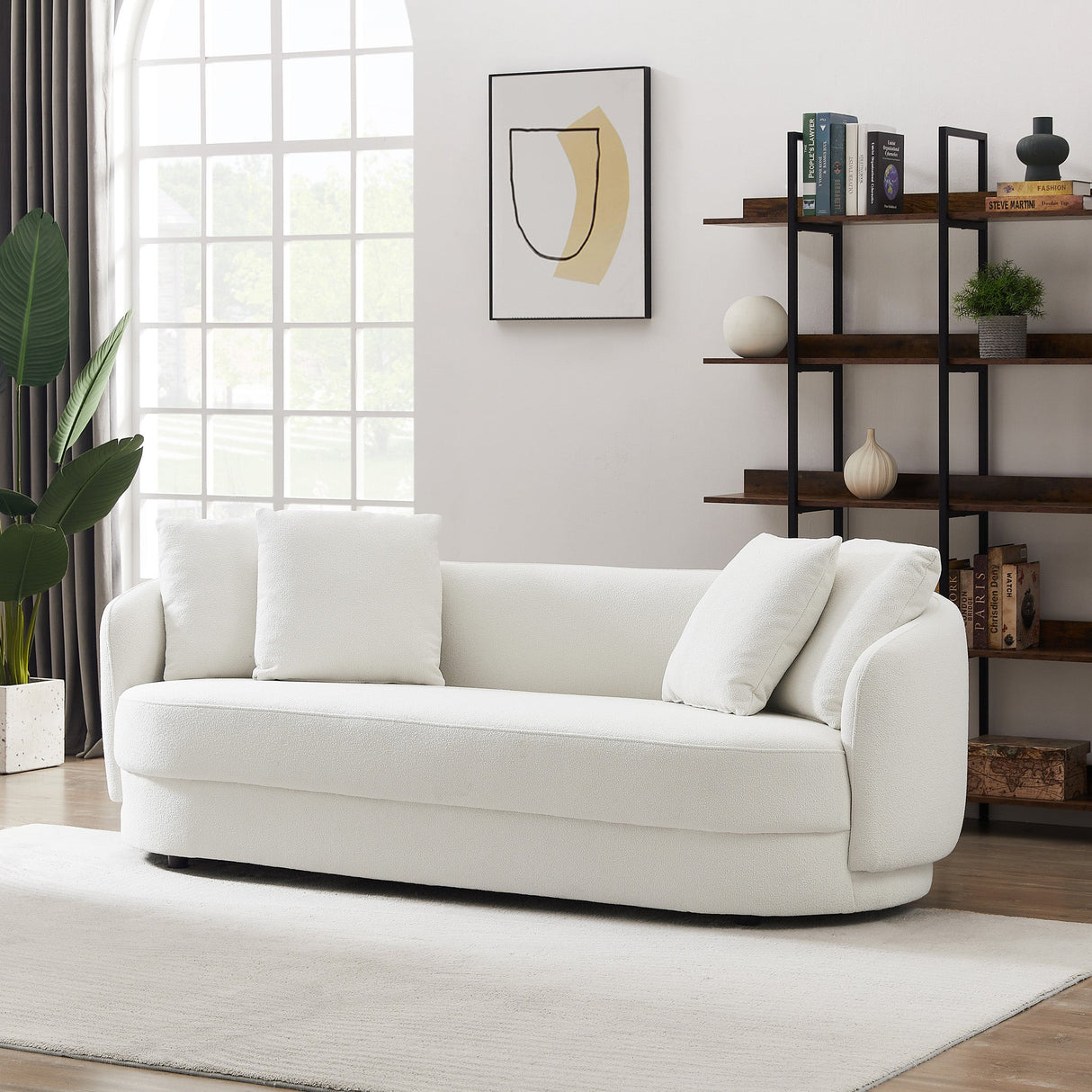 Dylan Beige Boucle Sofa from Ashcroft Furniture - Luna Furniture