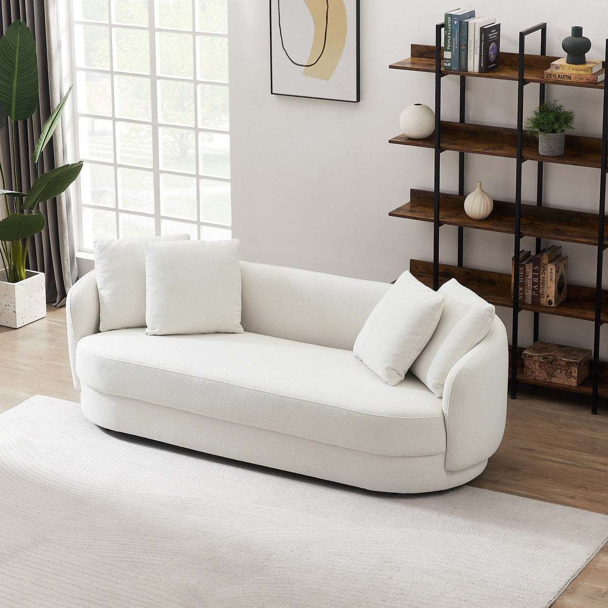 Dylan Beige Boucle Sofa from Ashcroft Furniture - Luna Furniture