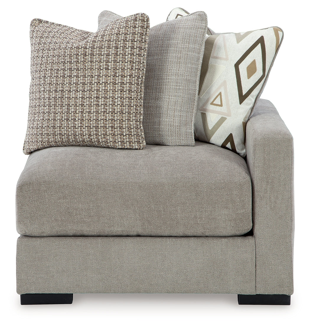 Aslan Court Pebble Right-Arm Facing Corner Chair from Ashley - Luna Furniture