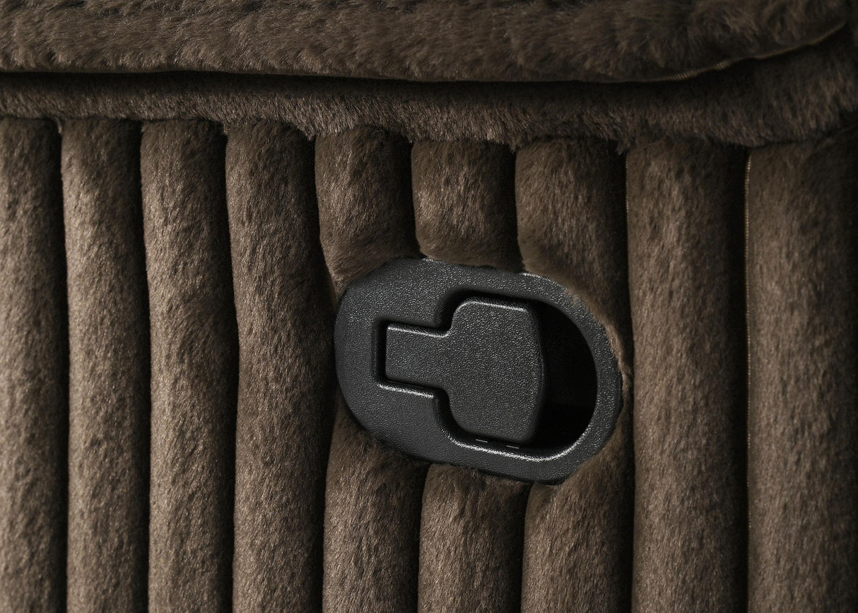 Atkinson Chocolate Upholstered Reclining Sectional Sofa from Coaster - Luna Furniture