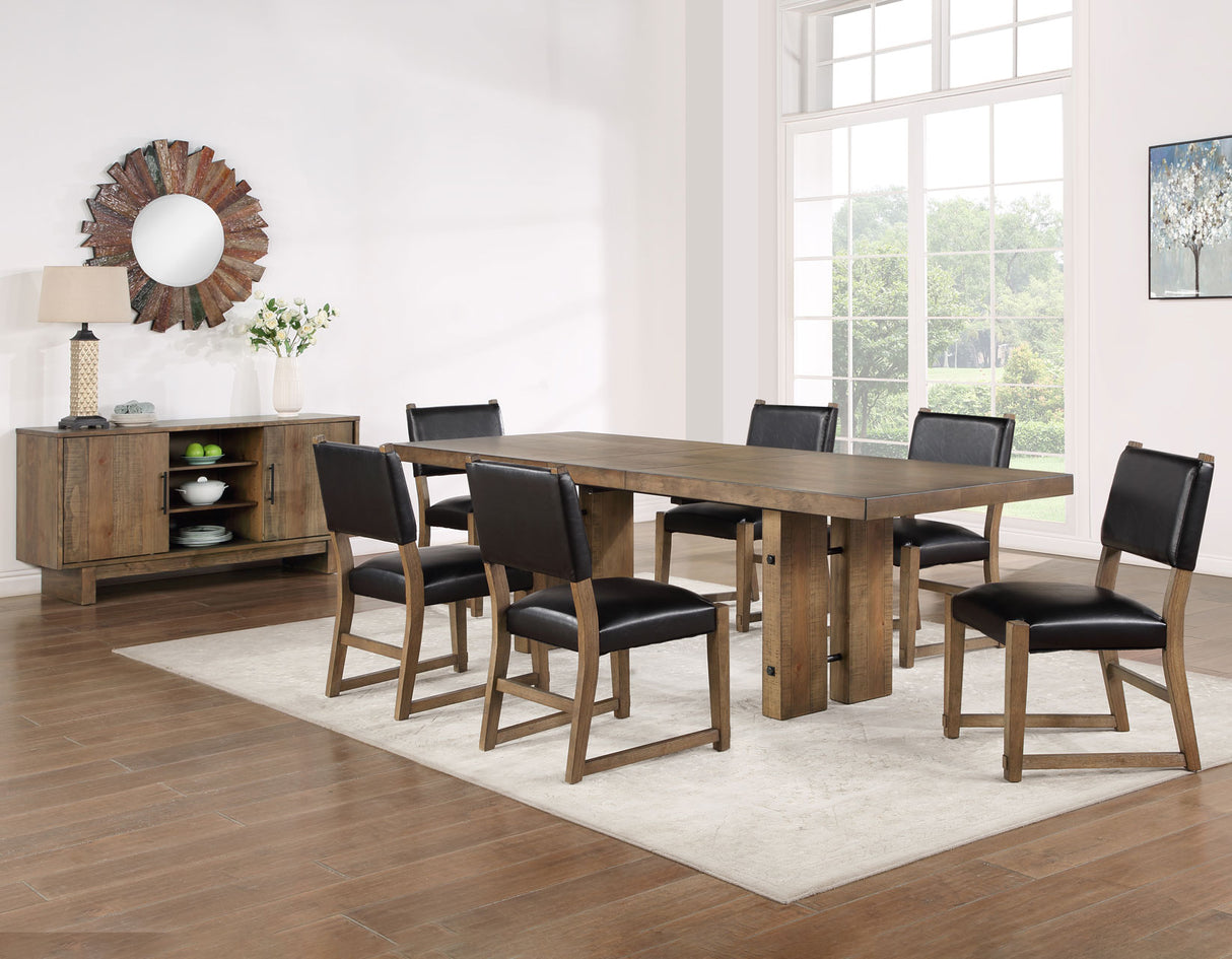 Atmore 5-Piece 96″ Dining Set(Table & 4 Side Chairs) from Steve Silver - Luna Furniture