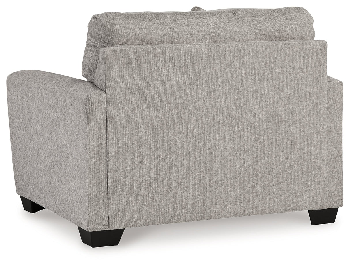 Avenal Park Sofa, Loveseat, Chair and Ottoman in Flannel from Ashley - Luna Furniture